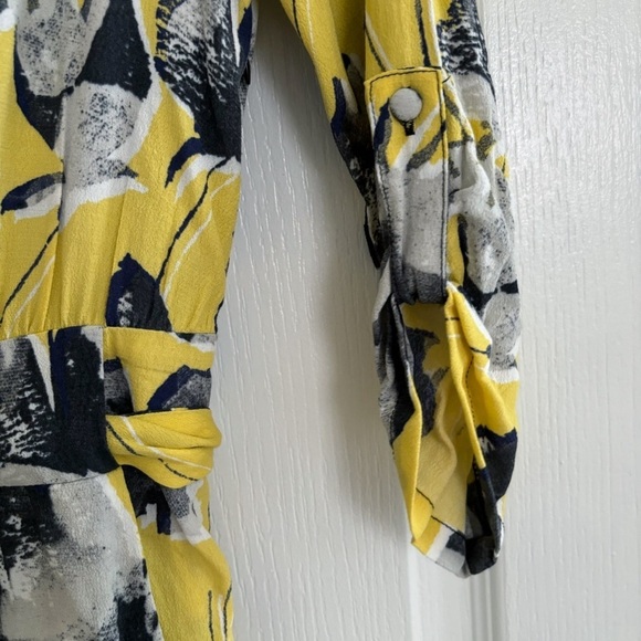 Anthropologie Elevenses Romper Somerset Yellow Floral - Picture 5 of 10
